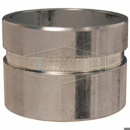 Dixon Adapter Nipple, 3 in x 2 in L Victaulic/Grooved x Weld, 316 SS, Domestic VNR3000-200